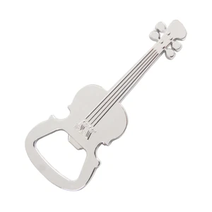 Bottle Opener - Silver Colored Guitar Novelty Stocking Stuffer Gift #35014 - Picture 1 of 4