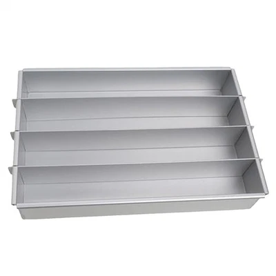 DIY Aluminium Mousse Kuchenformen Battenberg Kuchenform Quadratische verstellbar - Bild 1 von 4