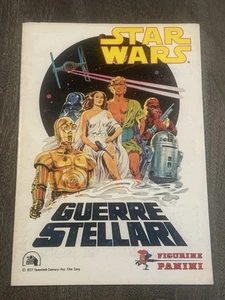 1977 Star Wars Italian Panini Card/Sticker (256) Album COMPLETE SET rare - Picture 1 of 16