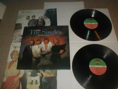 ABBA The Singles Atlantic 2 LP GATEFOLD 1982 Female Disco Pop Rock WATERLOO SOS - Image 1 of 4