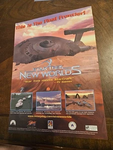 Star Trek: New Worlds PC 2000 Vintage Print Ad/Poster Official Big Box Promo Art - Bild 1 von 1