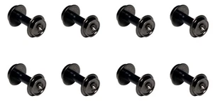 KATO N scale Option Parts Hollow axle wheel snap blackaxle short 8pcs 11-611 - Imagen 1 de 3