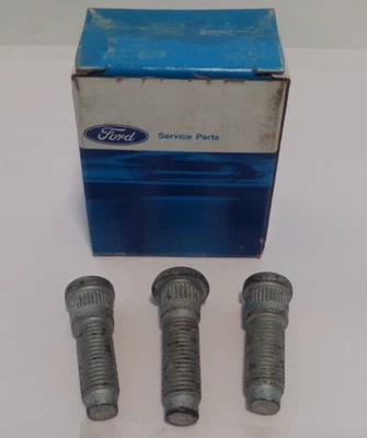 3X GENUINE FORD NOS E43Z-1107-A LUG BOLTS ALSO E3FZ1107B, 92499, 561-248, 97225 - Image 1 of 4