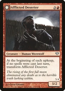 Afflicted Deserter // Werewolf Ransacker [Dark Ascension] Foil Near Mint | Magi - Picture 1 of 2