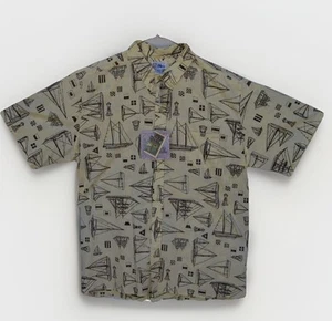 NWT REYN SPOONER BEAUTIFUL VINTAGE NAUTICAL SPOONER KLOTH PULL OVER RARE 3XL - Picture 1 of 10