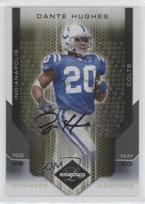 2007 Leaf Limited Rookie Monikers Gold /49 Dante Hughes #282 Rookie Auto RC - Image 1 of 2