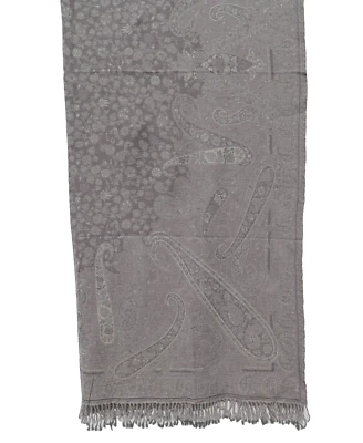 Mistura de lã cozida para iaque/ovelha|banquete/lance|artesanal|índia|cinza e cinza claro - Imagem 1 de 4