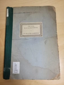 Franz Rosenzweig Ein Buch Des Gedenkens Memorial Book 1930 in German and Hebrew - Picture 1 of 11