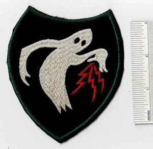 Rare Blue Border Large WW2 GHOST ARMY Gen. George Patton WWII Phantom US Patch - Picture 1 of 2