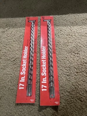 2 Each- Proto J2575 17 Inch Socket Bars - 1/2 Drive - 16 Clips On Each - Image 1 of 3