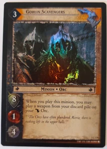 LOTR TCG Fellowship of the Ring GOBLIN SCAVENGERS 1C179 FOIL LP - Picture 1 of 1