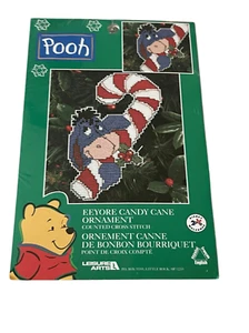 Neu Disneys Pooh Zuckerstange Ornament gezählt Kreuzstich Kit - Bild 1 von 8