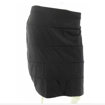 NY Collection Women Skirt XL Black Straight Bandage Stretch Slip-On - Изображение 1 из 2