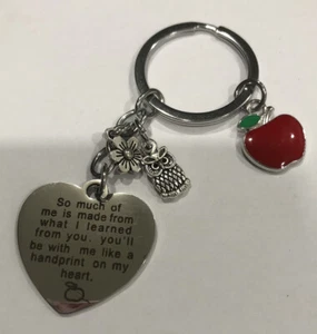 Teacher Appreciation Gift , Teachers Keychain Thank you Gifts for teachers . - Picture 1 of 1