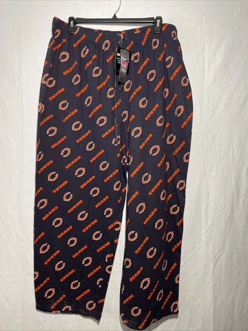NFL Team Apparel Chicago Bears Football Pajama Pants 3X Cover