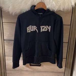 burton • kids full zip fleece track jacket snowboarding ski - Picture 1 of 8