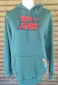 Tom And Jerry Medium Sweatshirt Kangaroo Pocket - Picture 1 of 12