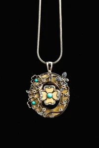 Park Lane "NARNIA" Necklace w/ Austrian Crystals- Silver Tone - Picture 1 of 2
