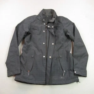 REI Jacket Womens Medium Full Zip Long Sleeve Outdoors Gray Zip Pockets - Picture 1 of 10