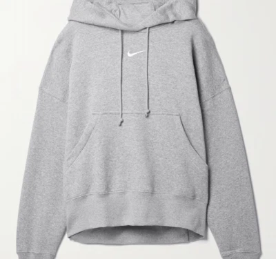 Nike Women's Phoenix Fleece Oversized Pullover Hoodie Gray DQ5858-063 h - Image 1 of 3