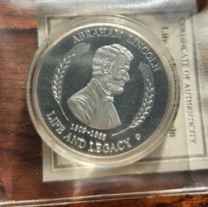 Lincoln Life and Legacy American Mint Münze - Bild 1 von 1