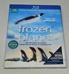 Frozen Planet: Complete Series (Blu-ray, 3-Disc Set w/ Lenticular Slipcover) NEW - Bild 1 von 4
