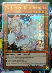 Ash Blossom & Joyous Spring QUARTER CENTURY SECRET RARE RA01-EN008 NM YuGiOh - Picture 1 of 6