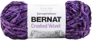Bernat Crushed Velvet Yarn-Potent Purple - Picture 1 of 1