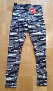 PUMA Leggings ESS + Animal AOP Print 849963, S (36-38), black-white, NEU+ETIKETT - Picture 1 of 6