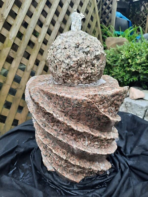 Wasserspiel Granitstein  Ein echter Blickfang!!!! Komplett Set!   (Einzelstück) - Bild 1 von 4