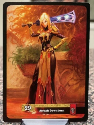 World of Warcraft Single Card Aleyah Dawnborn Non Holo Full Art 10/319 - Image 1 of 2