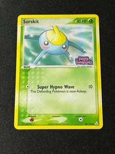 Pokemon Ex Holon Phantoms Surskit Reverse Holo 82/110 - Near Mint Condition Card - Picture 1 of 2