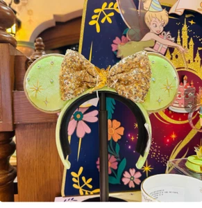 Authentic Disney Parks Disneyland 9th Anniversary Tinker Bell Ear Headband 2025 - Picture 1 of 3