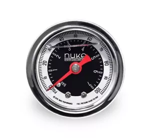 Manómetro de presión de combustible Nuke Performance 0-7 bar / 0-100 PSI diámetro 44 mm coche de carreras - Imagen 1 de 4