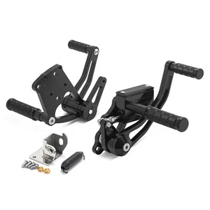 Forward Controls w/ Kickstand Bracket For Harley Softail Deuce Fat Boy 2000-2017 - Picture 1 of 11