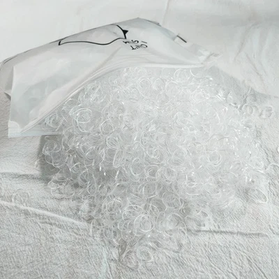 500 piezas diademas elásticas de goma coloridas para el cabello niños cola de caballo niñas Foto 1 de 4