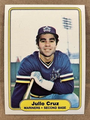 Julio Cruz 1982 Fleer #509 - Image 1 of 2