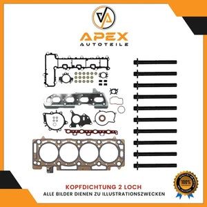 FÜR FORD KOPFSATZ MIT KOPFDICHTUNG UND KOPFSCHRAUBENSATZ 2.0 HDI TDC DIESELMOTOR - Picture 1 of 4