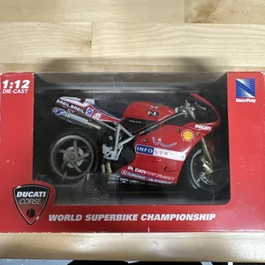 newray 1:12 diecast ducati corse world superbike championship # 1 new seal - Picture 1 of 11