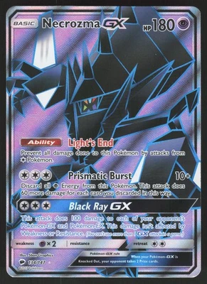 Necrozma GX Full Art 134/147 Ultra Rare Pokemon TCG SM - Burning Shadows NM - Image 1 of 2