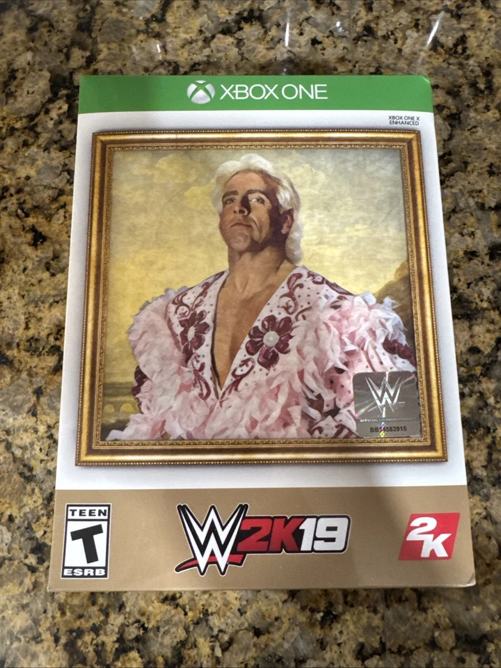 XBOX ONE XB1 WWE 2K19 COLLECTOR Deluxe Edition Ric Flair BRAND NEW SEALED! RARE - Image 1 of 4