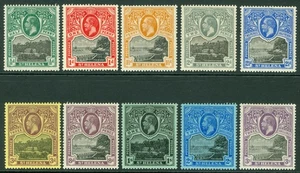 SG 72-81 St Helena ½d to 3/-. A fine fresh lightly mounted mint set of 10... - Picture 1 of 1