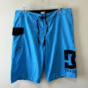 Pantalones Cortos DC Shoes Company Marca Azul Claro Para Hombre Talla 34 Hechos en 2014 - Imagen 1 de 5