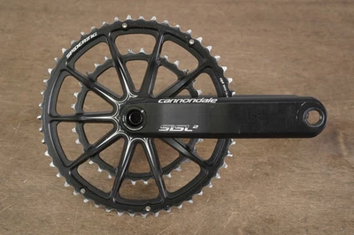 172.5mm 50/34T BB30 Cannondale SiSL2 Spidering Hollowgram Road Crankset - Image 1 of 4