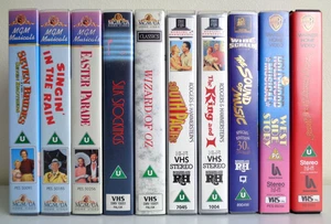 10 x CLASSIC MUSICALS VHS Video Sell-Thru Bundle - Warners / MGM / Fox - Picture 1 of 24