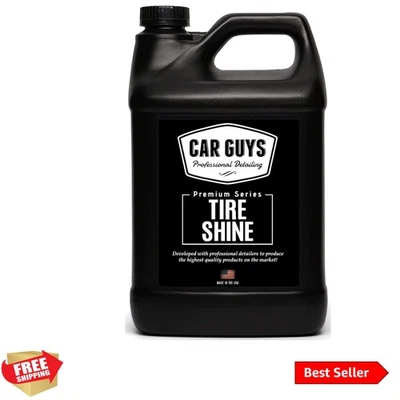 1 Gallon Tire Shine Refill - Non-Greasy, Quick-Dry, UV Protection Formula - Image 1 of 4