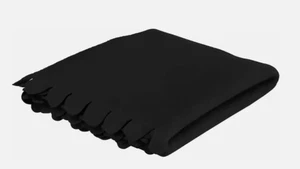 POLARVIDE Überwurf, Fleece, schwarz 130x170 cm - Bild 1 von 1