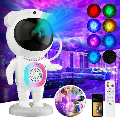Astronaut LED Nachtlicht Sternenhimmel Projektor Galaxy Lampe Starry Projector - Bild 1 von 4