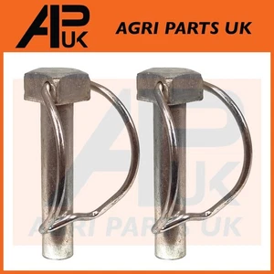 2X Stabiliser Linch Pins Clips for John Deere 6010 6020 6110 6120 6210 Tractor - Picture 1 of 2
