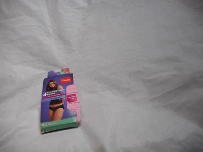 Paquete de 4 bikinis Hanes rosa confortsoft panty para mujer TALLA extra pequeño/4 Foto 1 de 4